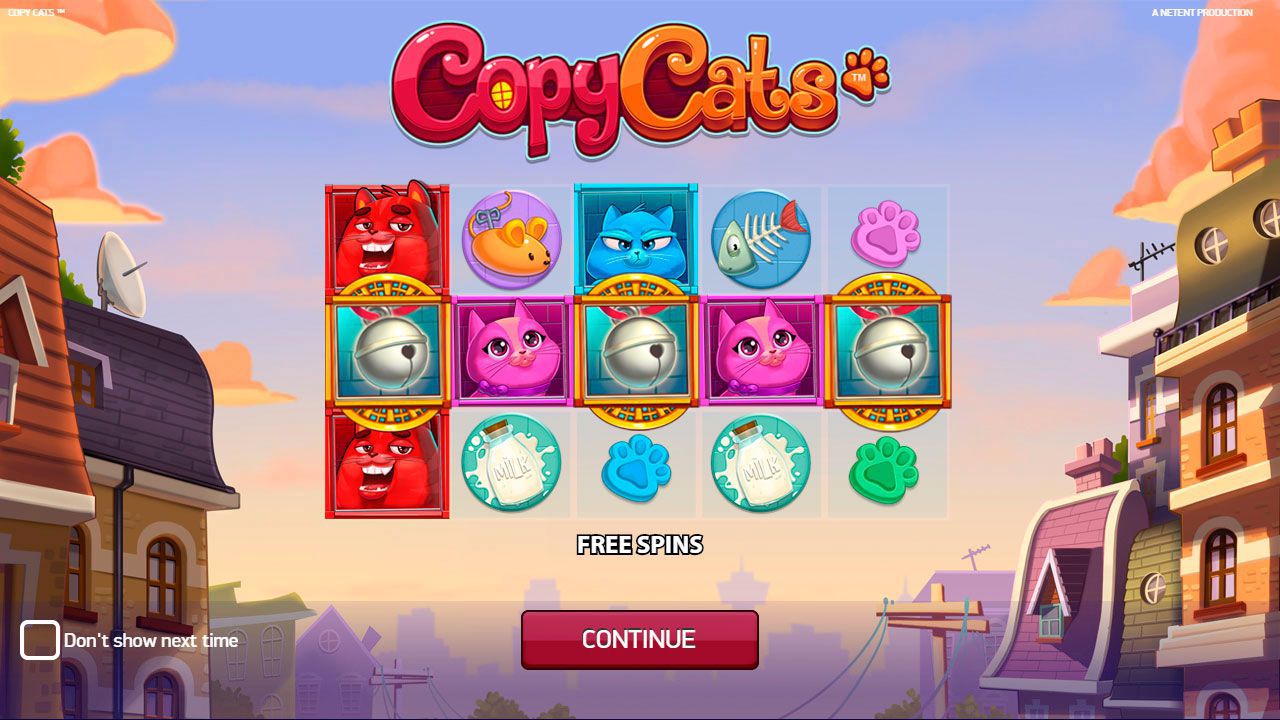 The main features of Copy Cats slot machine by NetEnt The main features of Copy Cats slot machine by NetEnt
