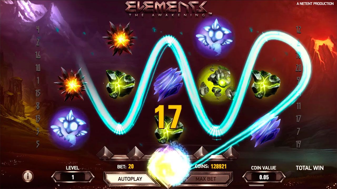 Energy meter feature at Elements: The Awakening slot machine Energy meter feature at Elements: The Awakening slot machine