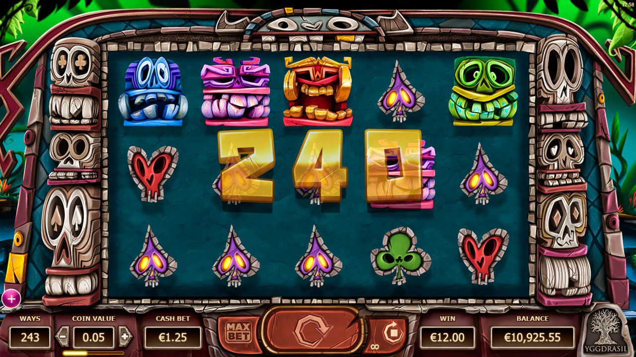 Gaming process at Big Blox slot machine Gaming process at Big Blox slot machine