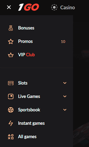 Bonuses and Promotions section Bonuses and Promotions section