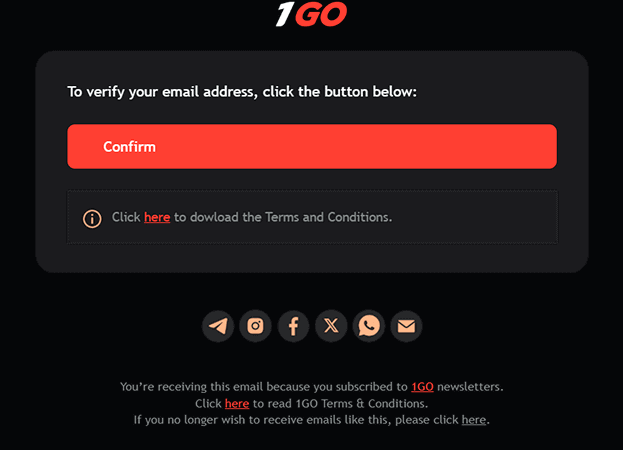 Confirm Your Registration