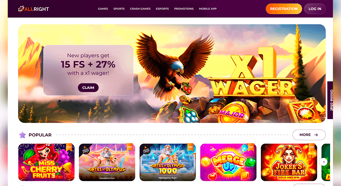 All Right Casino - Official Website All Right Casino - Official Website