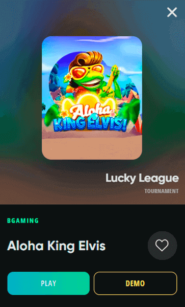 Open the Aloha King Elvis slot by BGaming Open the Aloha King Elvis slot by BGaming