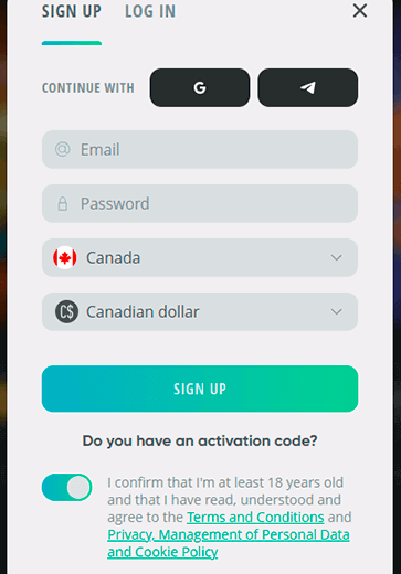 Complete the registration form and enter the promo code Complete the registration form and enter the promo code