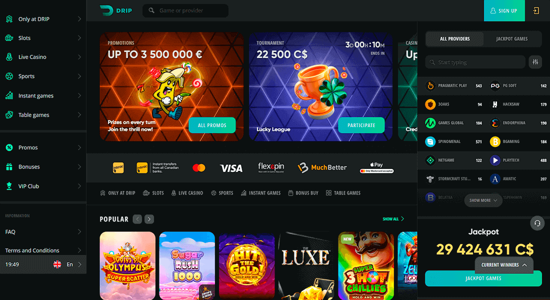 Drip Casino - Official Website Drip Casino - Official Website