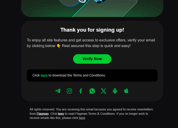 Confirm The Registration