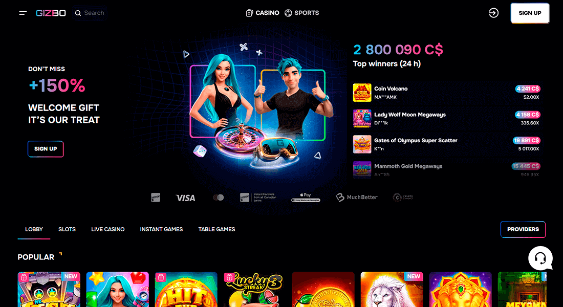 Gizbo Casino - Official Website Gizbo Casino - Official Website