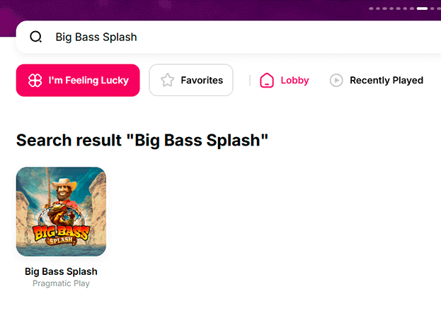 Launch the Big Bass Splash slot Launch the Big Bass Splash slot
