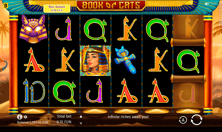 Open the Book of Cats video slot Open the Book of Cats video slot