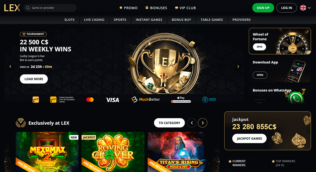 Lex Casino - Official Website Lex Casino - Official Website