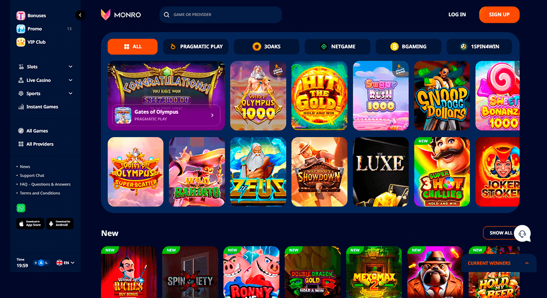 Monro Casino - Official Website Monro Casino - Official Website