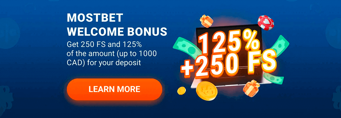 Welcome bonus at Mostbet Casino Welcome bonus at Mostbet Casino