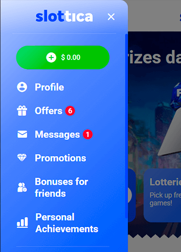 Bonuses and Promotions section Bonuses and Promotions section
