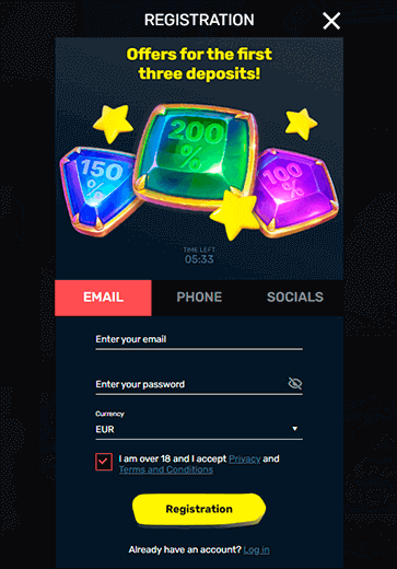 Fill out the registration form and enter the promo code Fill out the registration form and enter the promo code