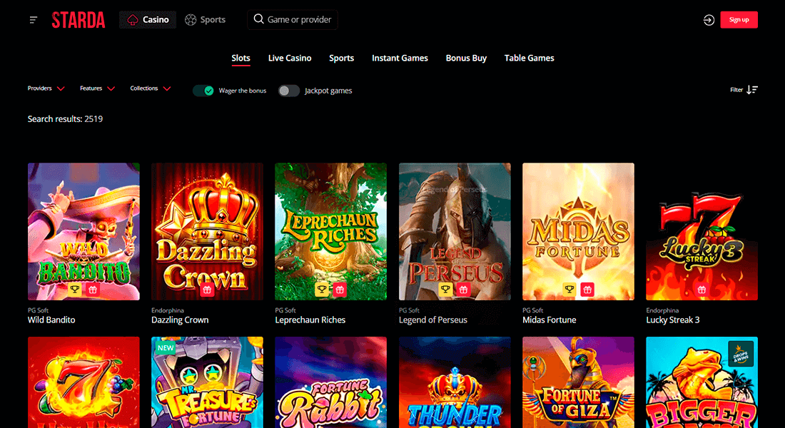 Video slots at Starda Casino Video slots at Starda Casino