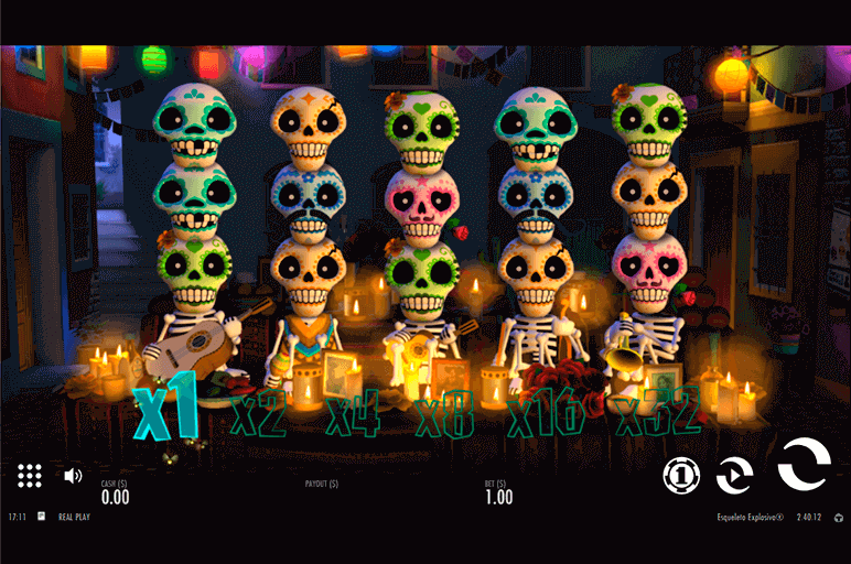Esqueleto Explosivo slot by Thunderkick