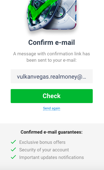 Email verification Confirm your email address