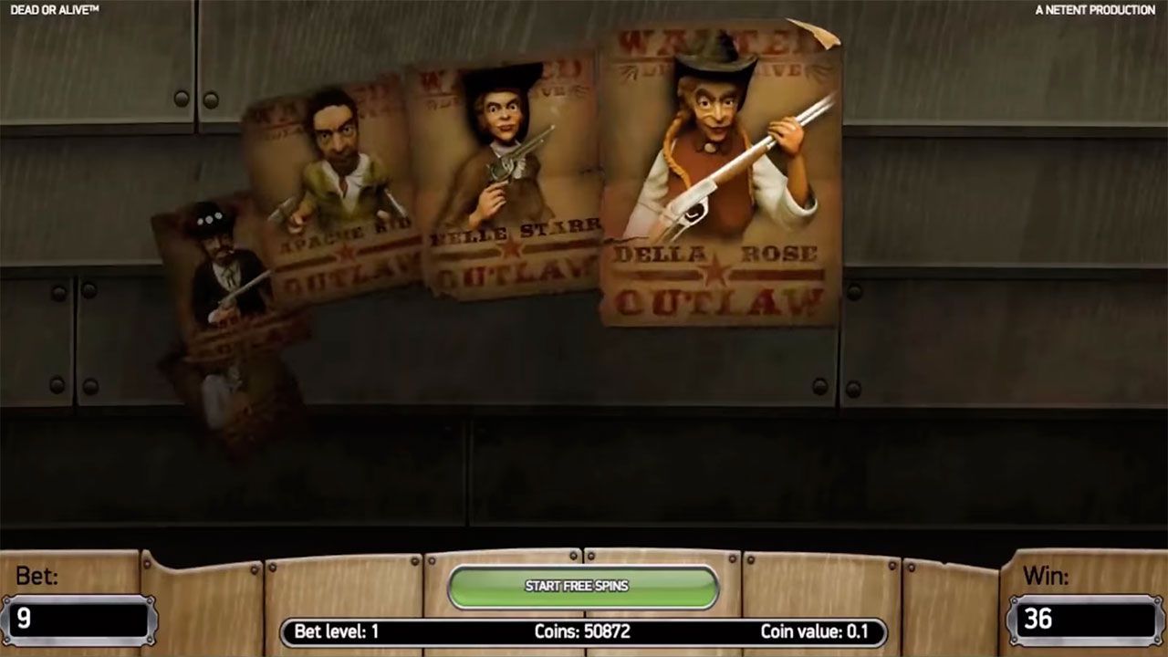 Intro to bonus game at Dead or Alive