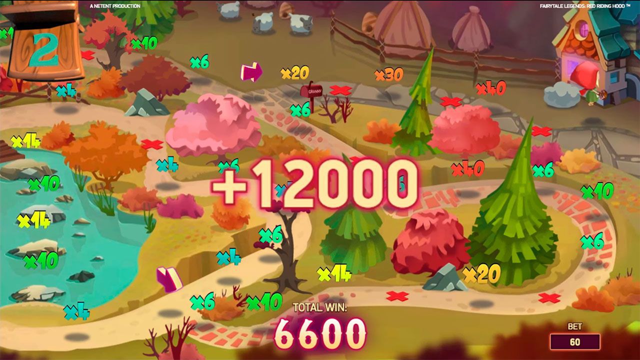 Beware the wolf Bonus game at Fairytale Legends: Red Riding Hood slot machine Beware the wolf Bonus game at Fairytale Legends: Red Riding Hood slot machine