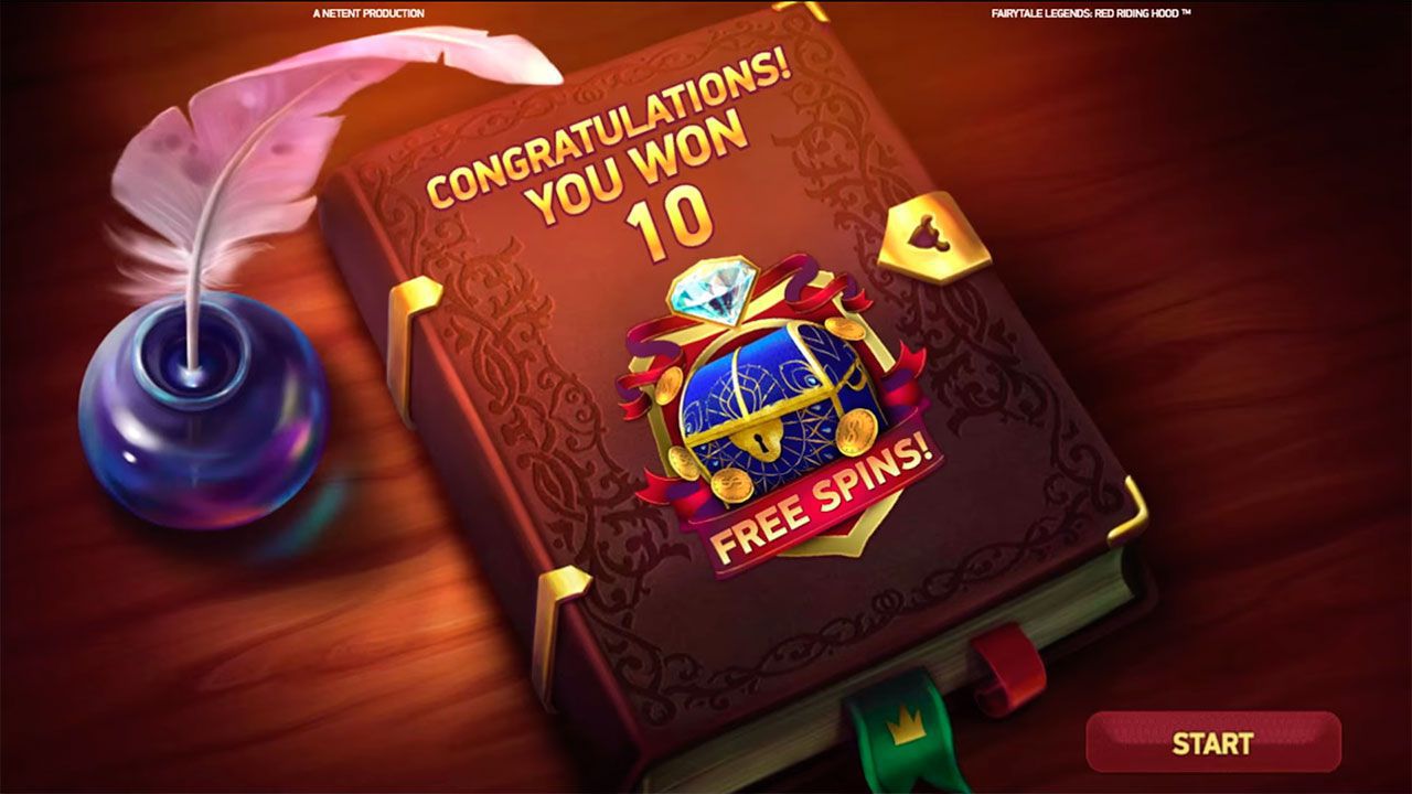 Activating of Free Spins round at Fairytale Legends: Red Riding Hood slot machine Activating of Free Spins round at Fairytale Legends: Red Riding Hood slot machine