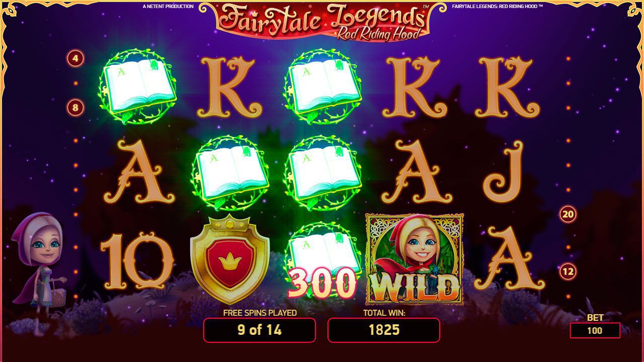 Free Spins round at Fairytale Legends: Red Riding Hood slot machine Free Spins round at Fairytale Legends: Red Riding Hood slot machine