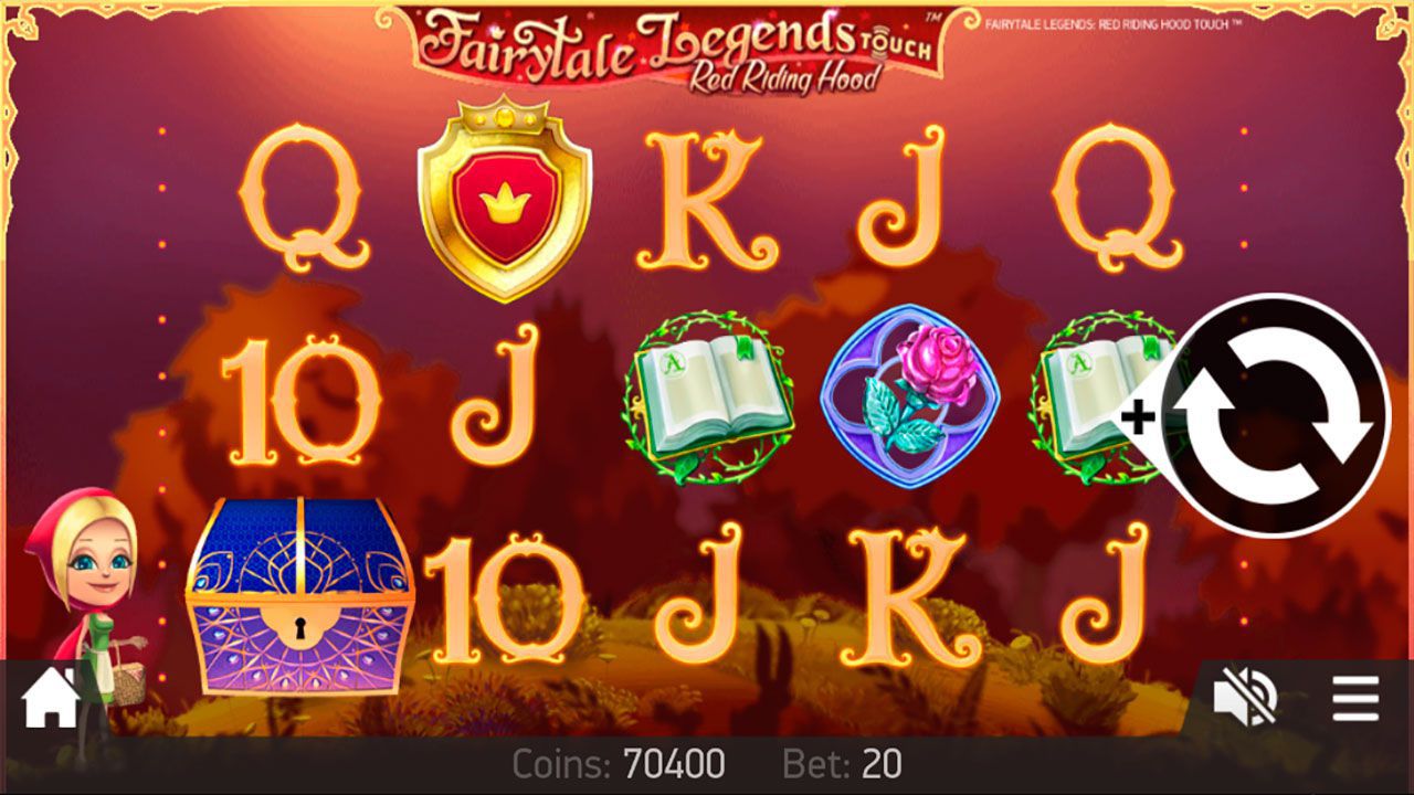Mobile version of Fairytale Legends: Red Riding Hood video slot Mobile version of Fairytale Legends: Red Riding Hood video slot