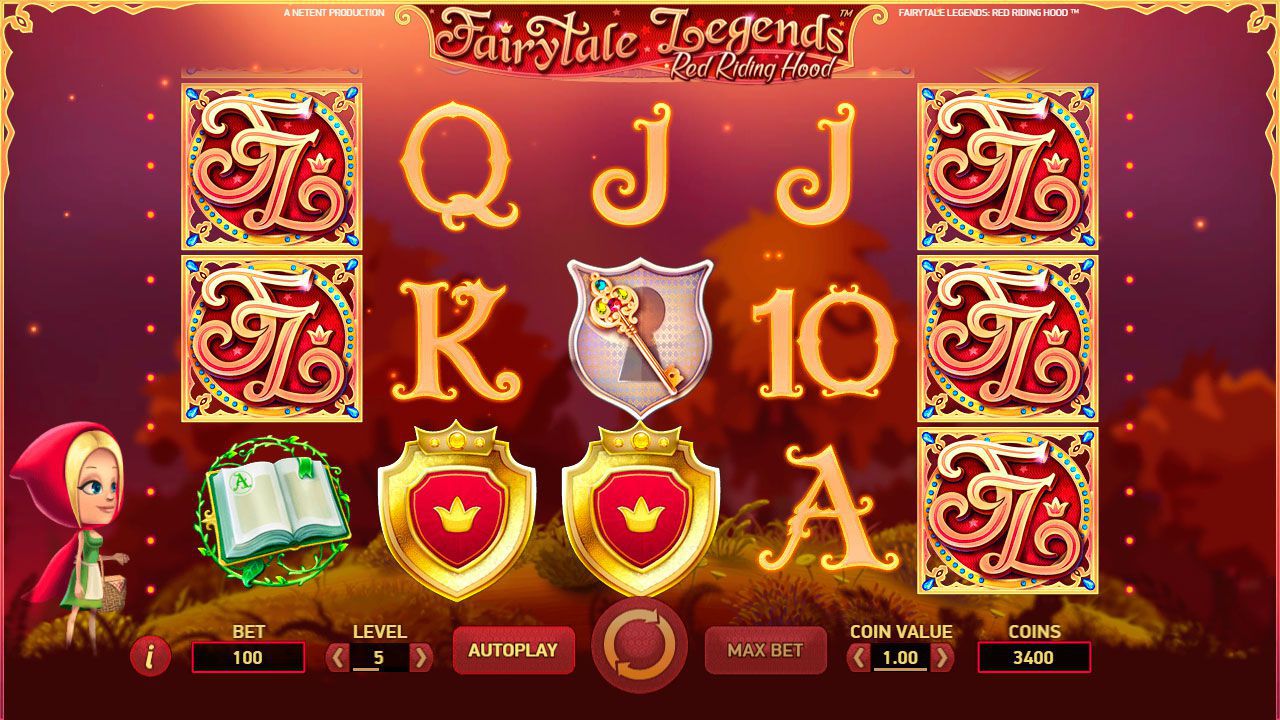 Gaming process at Fairytale Legends: Red Riding Hood slot machine Gaming process at Fairytale Legends: Red Riding Hood slot machine