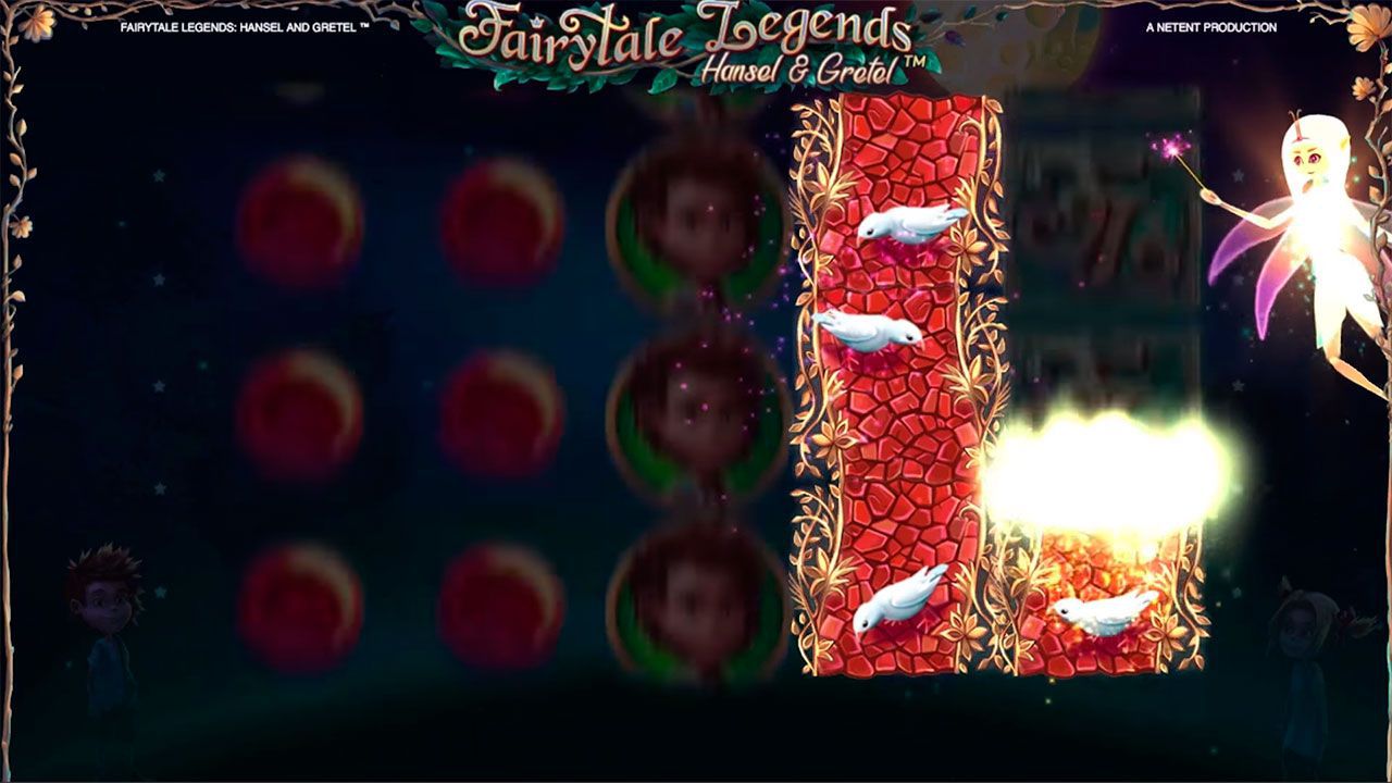 Fairy Wild Spin feature at Fairytale Legends: Hansel and Gretel slot machine