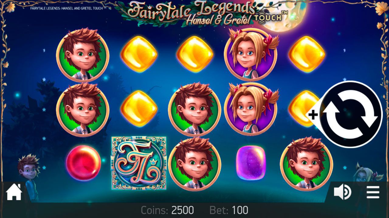 Mobile version of Fairytale Legends: Hansel and Gretel video slot