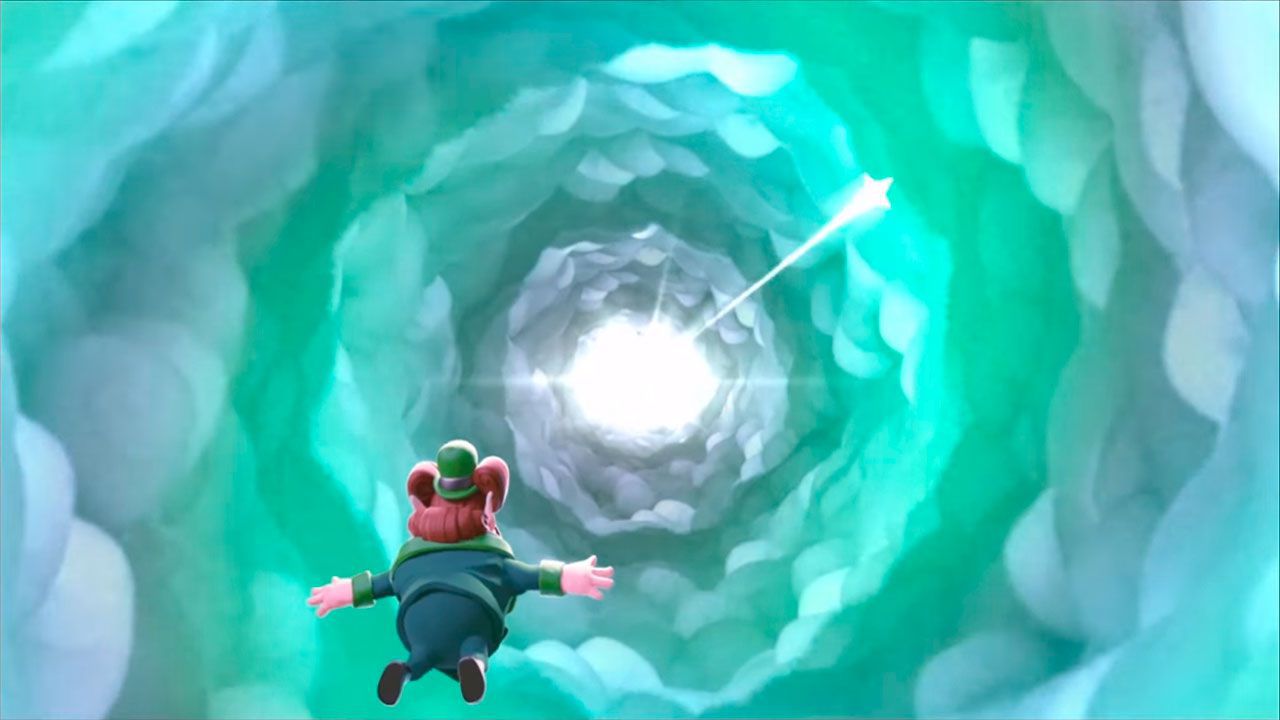 Intro to Free Spins bonus game at Finn and the Swirly Spin slot