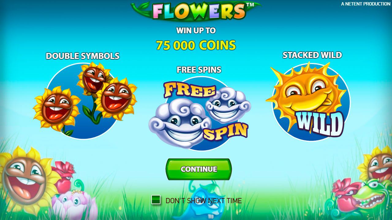 The main features of Flowers slot machine by NetEnt The main features of Flowers slot machine by NetEnt