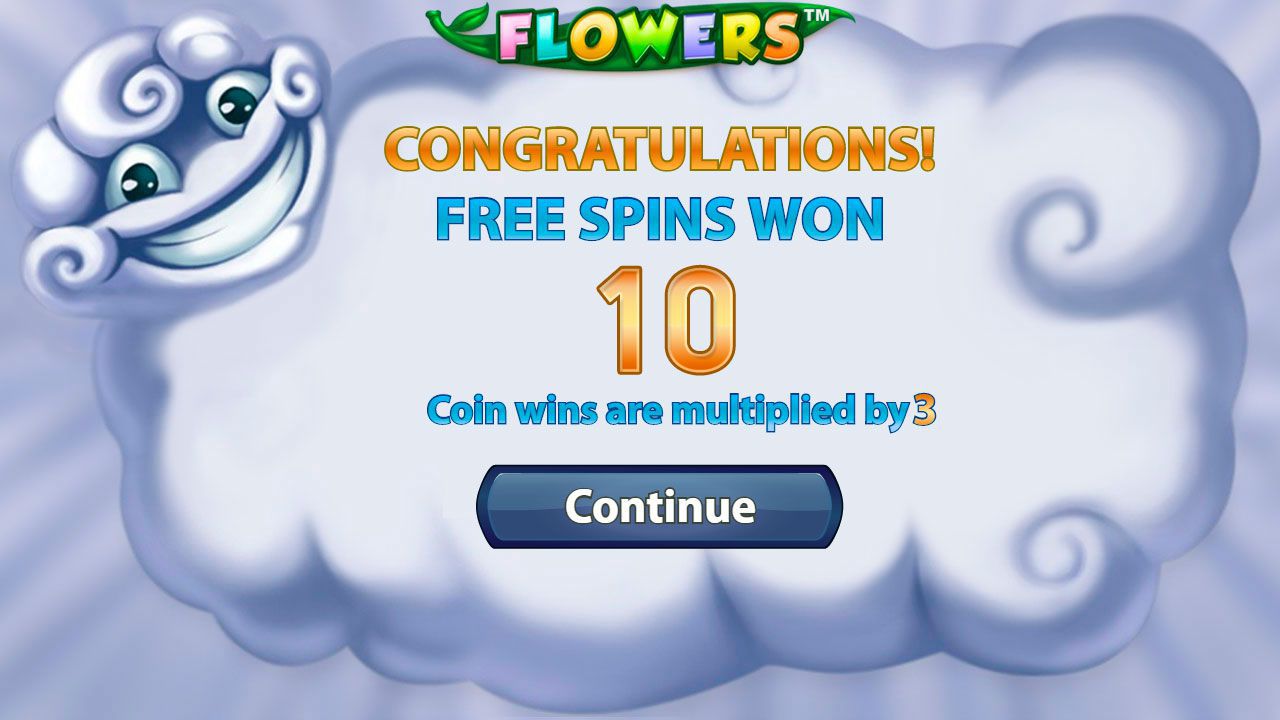 Activation of Free Spins round at Flowers video slot Activation of Free Spins round at Flowers video slot