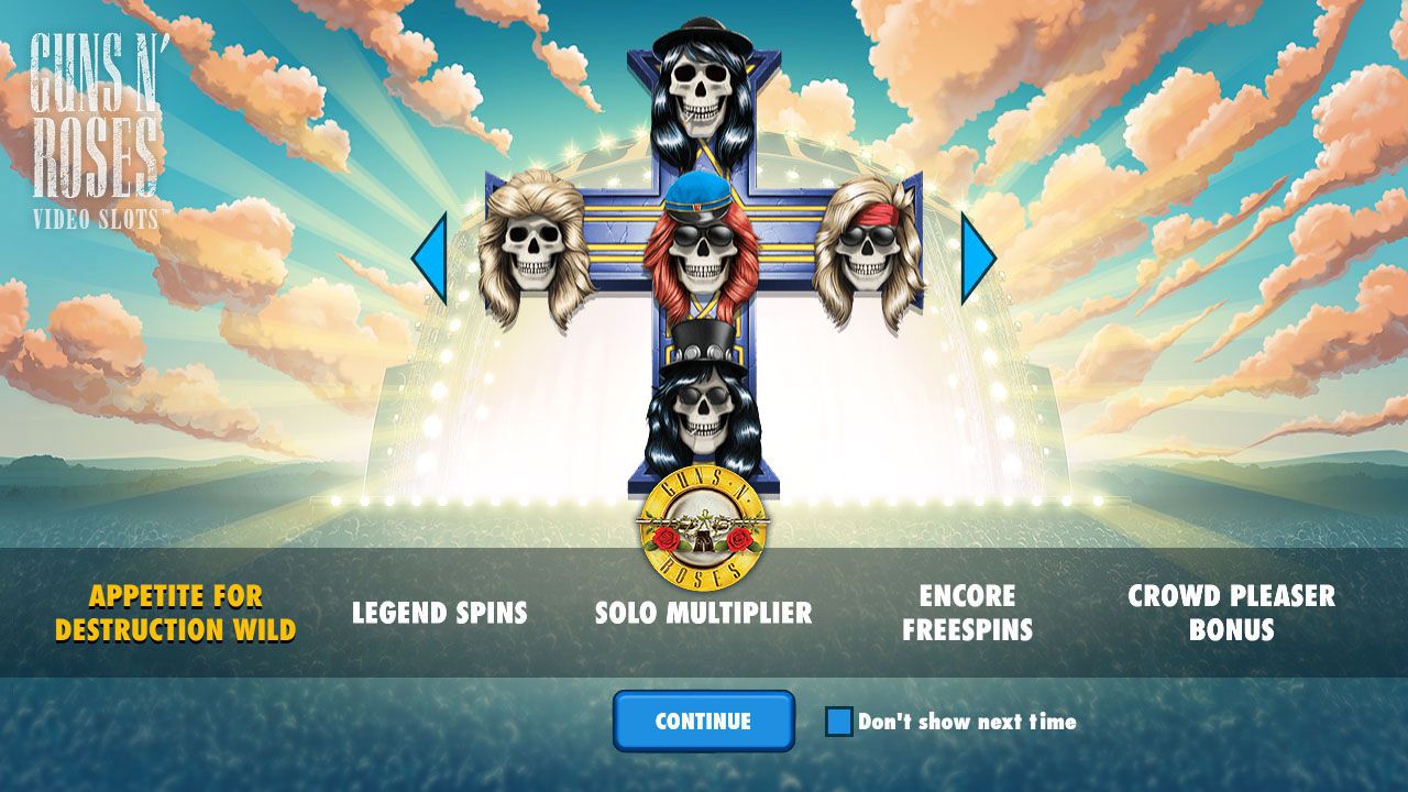 The main features of Guns N' Roses slot machine by NetEnt The main features of Guns N' Roses slot machine by NetEnt