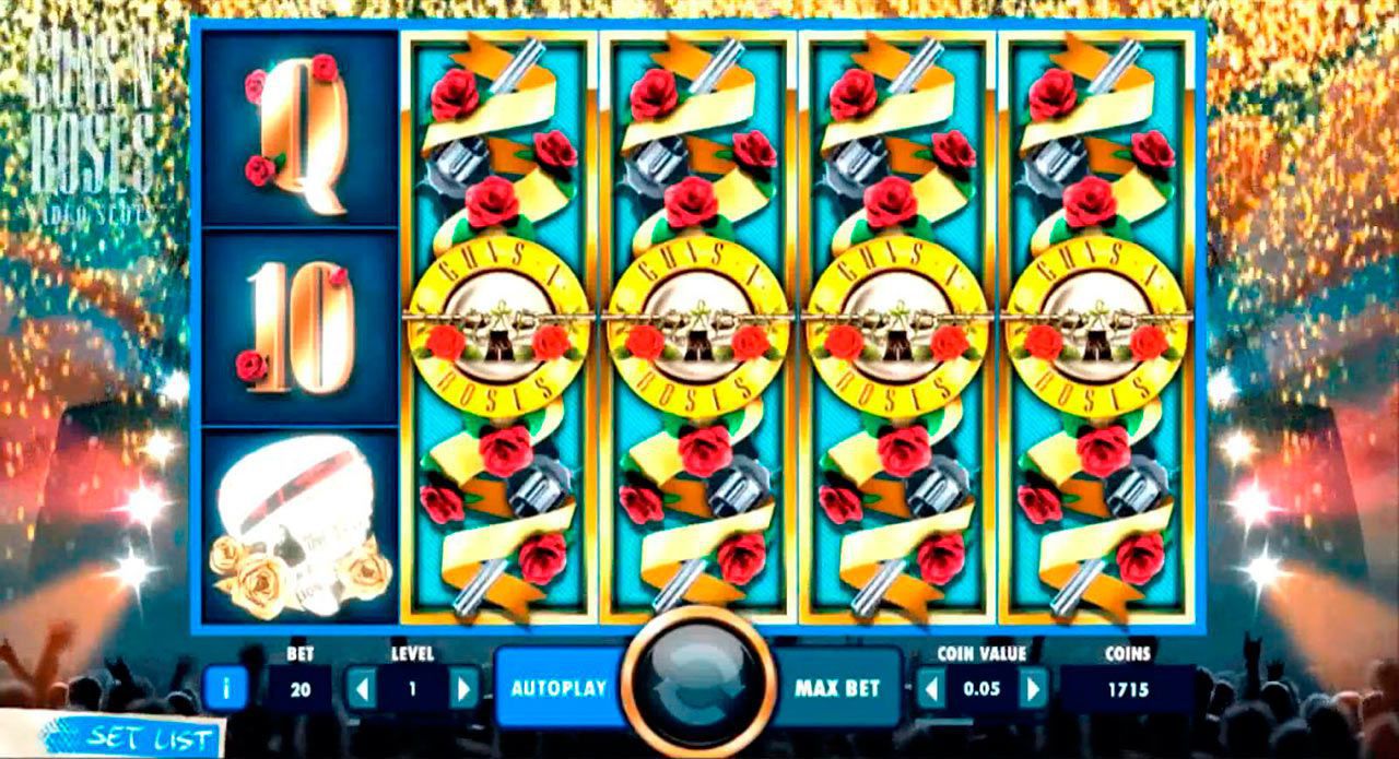 Expanding Wild feature at Guns N' Roses video slot Expanding Wild feature at Guns N' Roses video slot