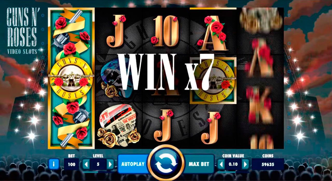 Multiplier Solo bonus feature at Guns N' Roses slot Multiplier Solo bonus feature at Guns N' Roses slot