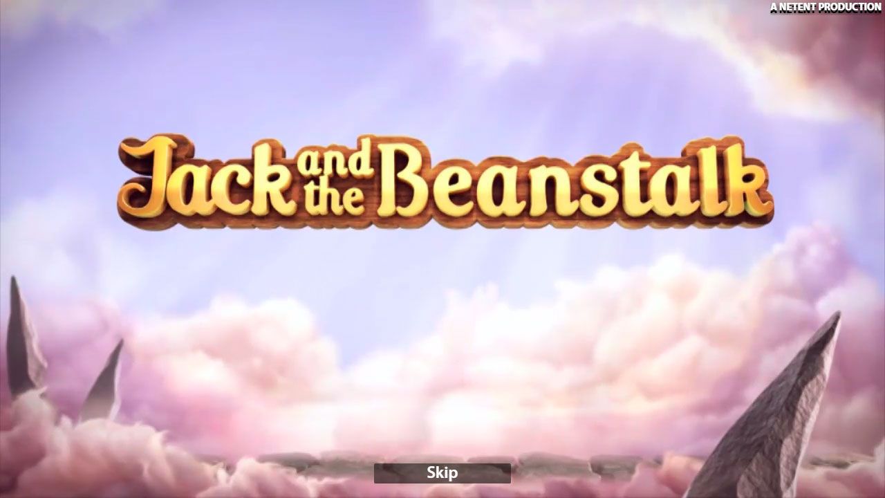 Intro at Jack and the Beanstalk video slot