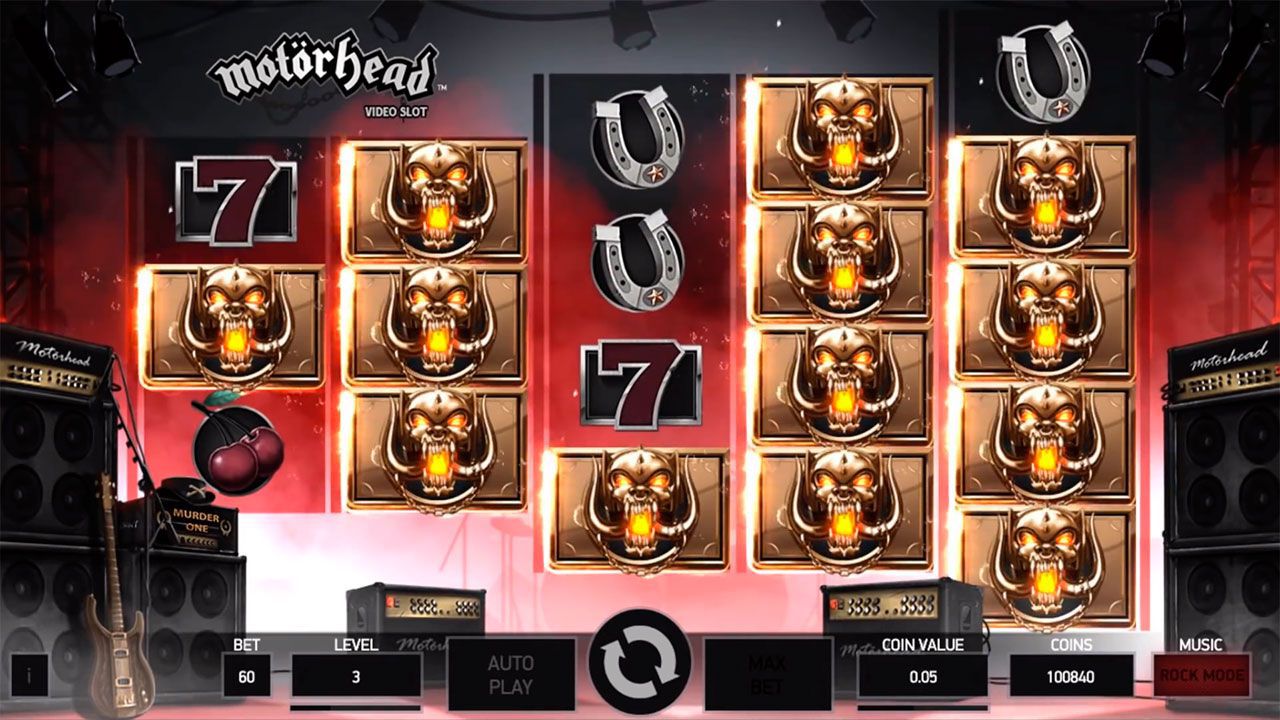 Bomber Feature at Motörhead slot machine Bomber Feature at Motörhead slot machine