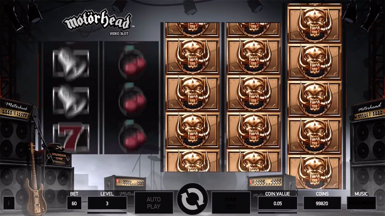 Mystery Reel Feature at Motörhead video slot Mystery Reel Feature at Motörhead video slot