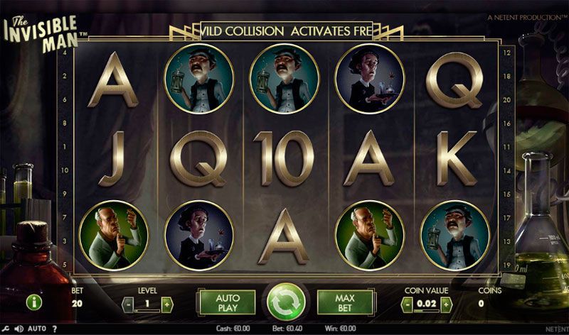 The Invisible Man - new slot by NetEnt