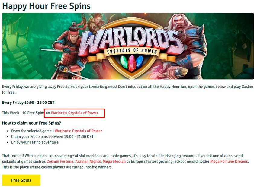 Bingo.com Happy Hour Free Spins Bingo.com Happy Hour Free Spins