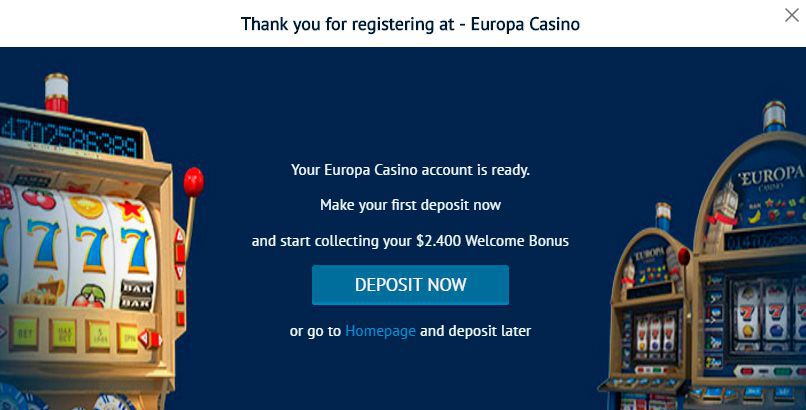 Регистрация в европа казино вино кино казино
