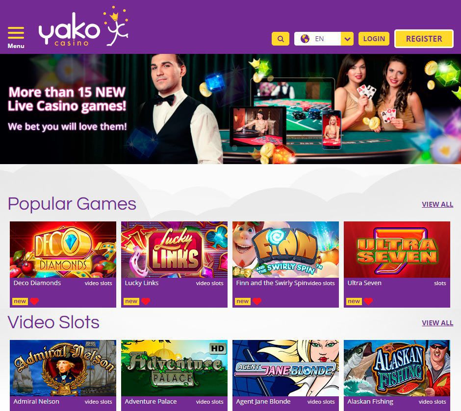 yako casino bonus code 2020